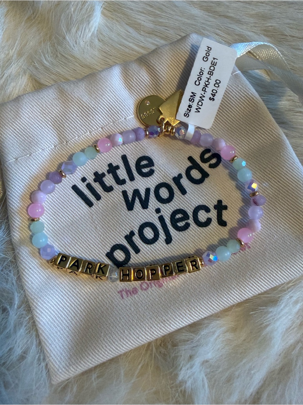 Disney Parks x Little Words Project Park Hopper 2026 Beaded Bracelet